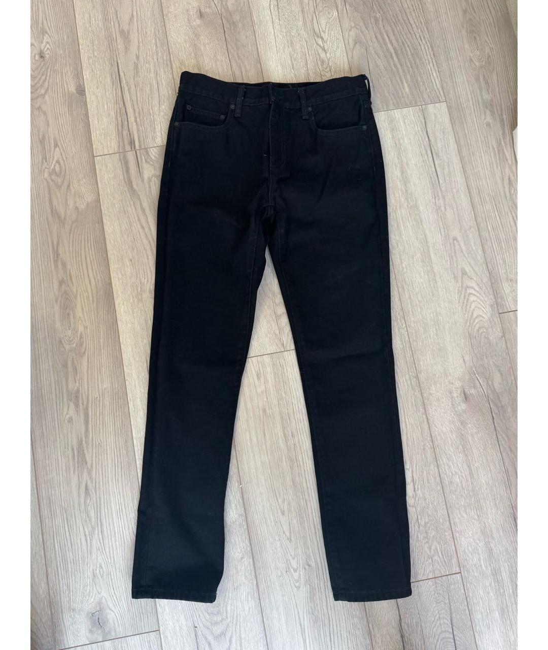 OFF-WHITE Черные хлопковые джинсы, фото 6