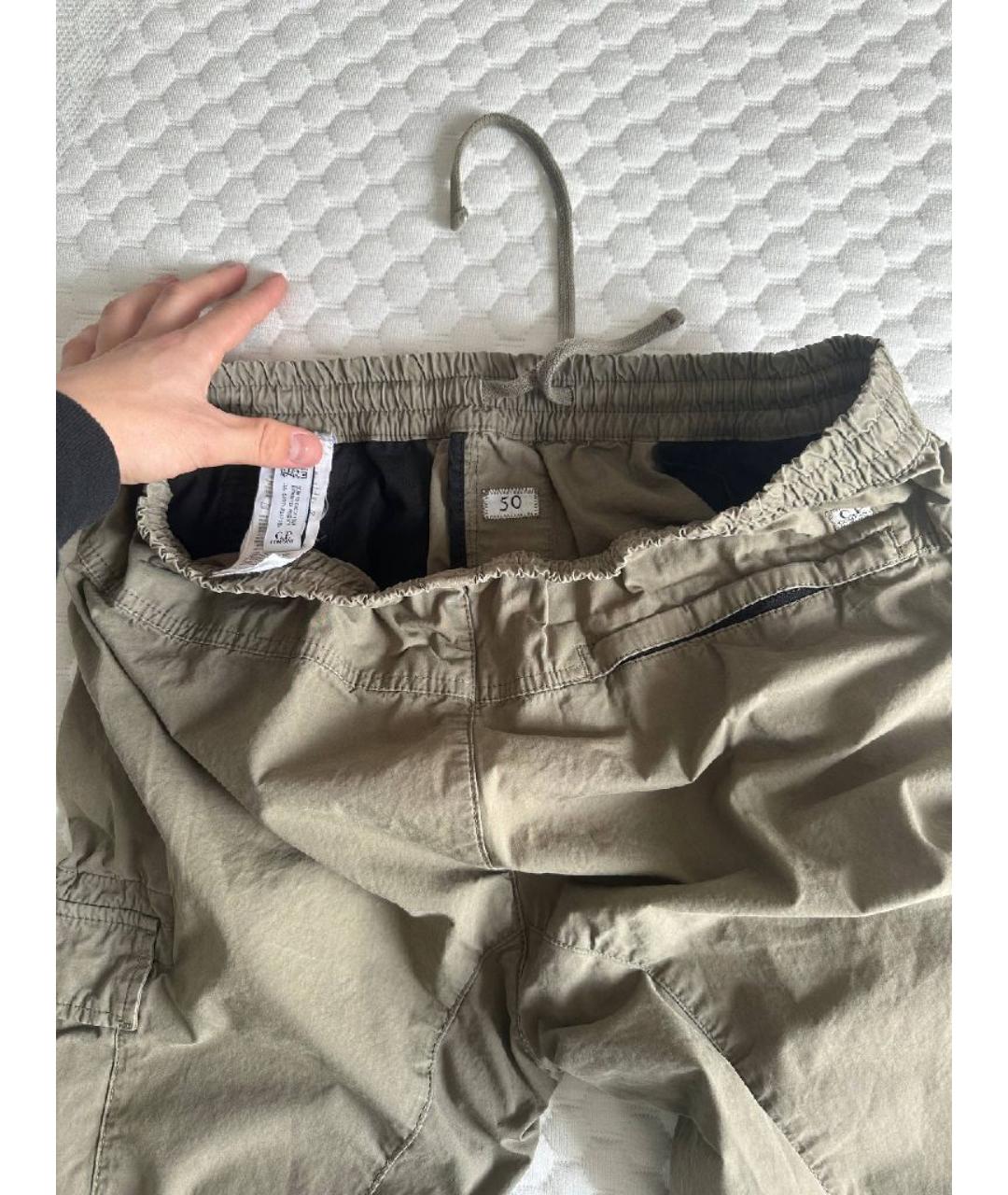 CP COMPANY Хаки хлопковые повседневные брюки, фото 3