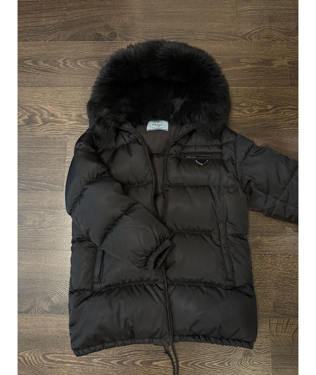 PRADA Черный пуховик, фото 5