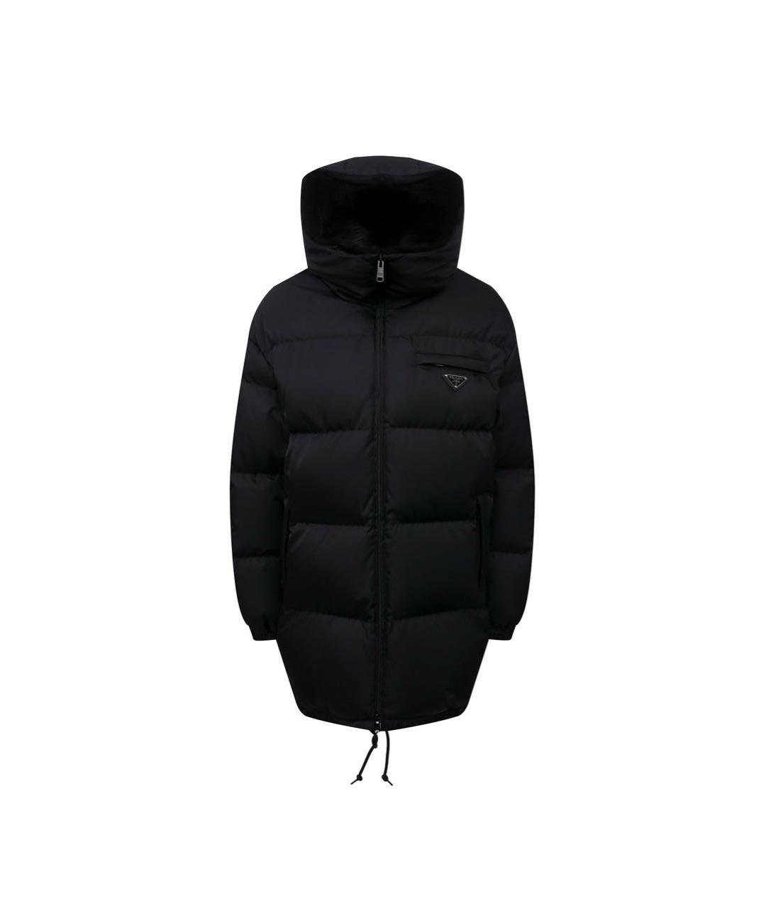 PRADA Черный пуховик, фото 1