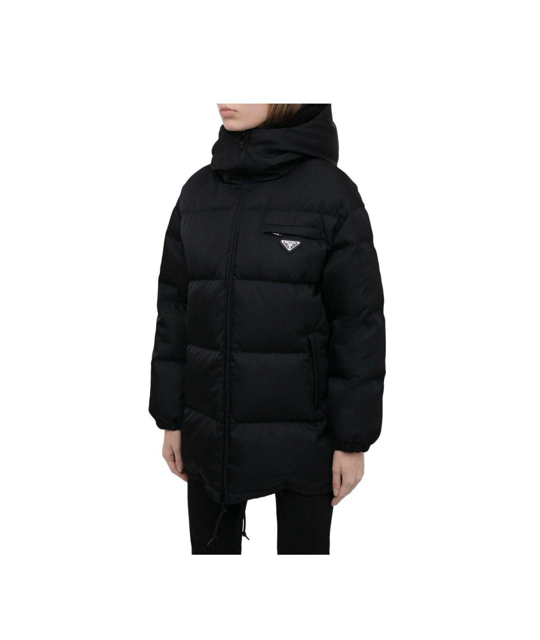 PRADA Черный пуховик, фото 2