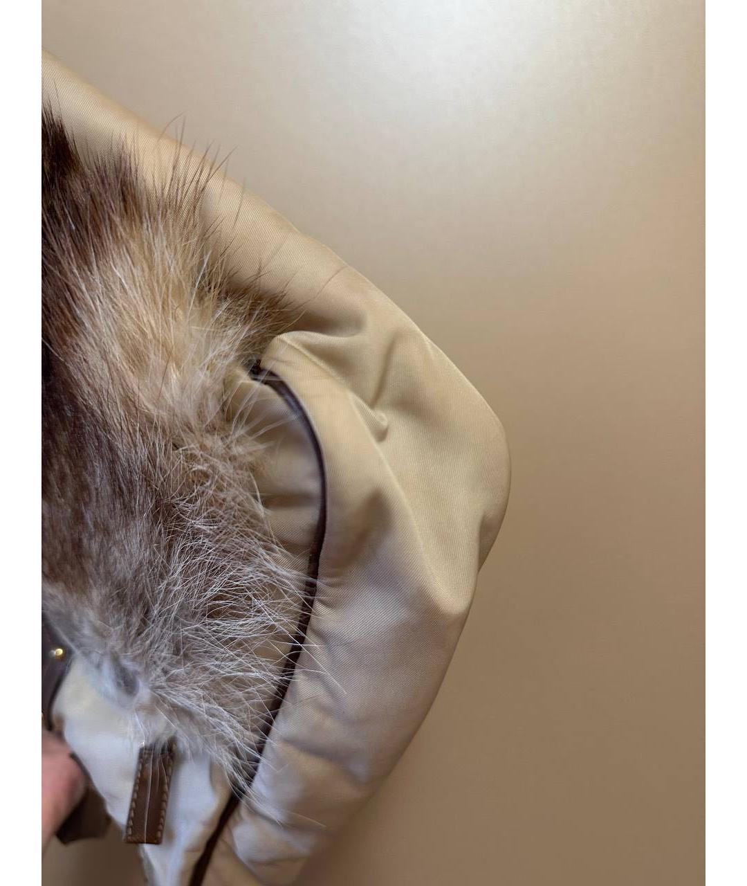 PRADA Бежевая сумка с короткими ручками, фото 4