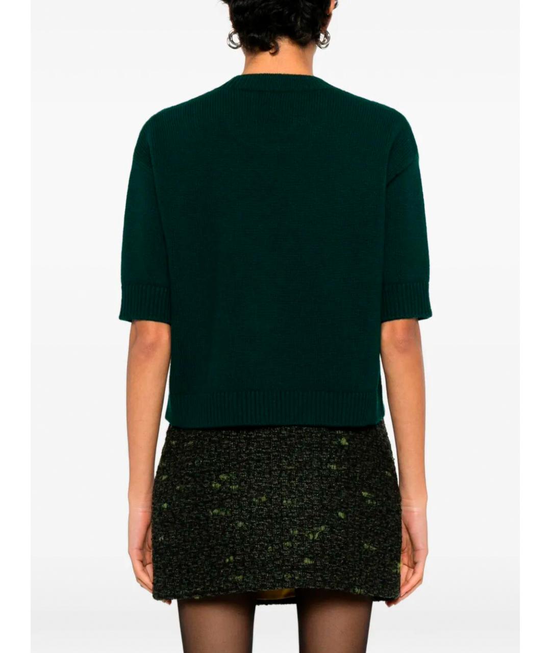 GUCCI Зеленый шерстяной джемпер / свитер, фото 5
