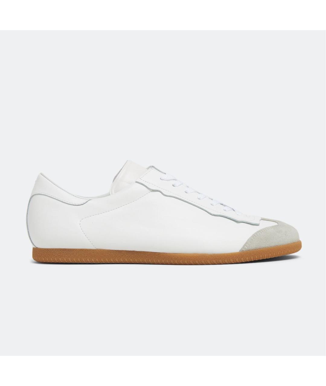 MAISON MARGIELA Белые кожаные кеды, фото 9