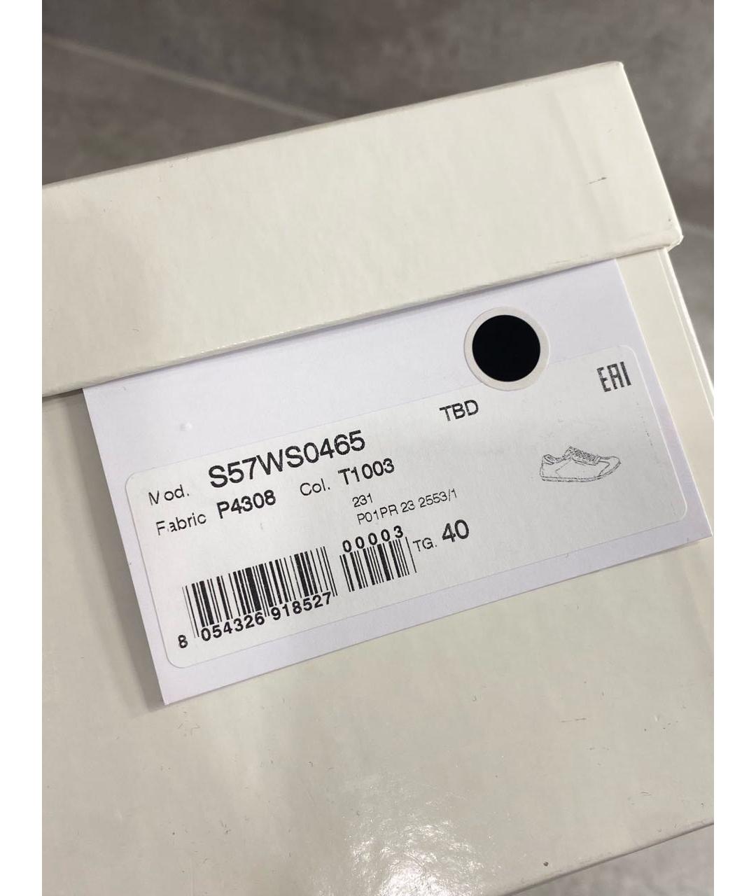 MAISON MARGIELA Белые кожаные кеды, фото 8