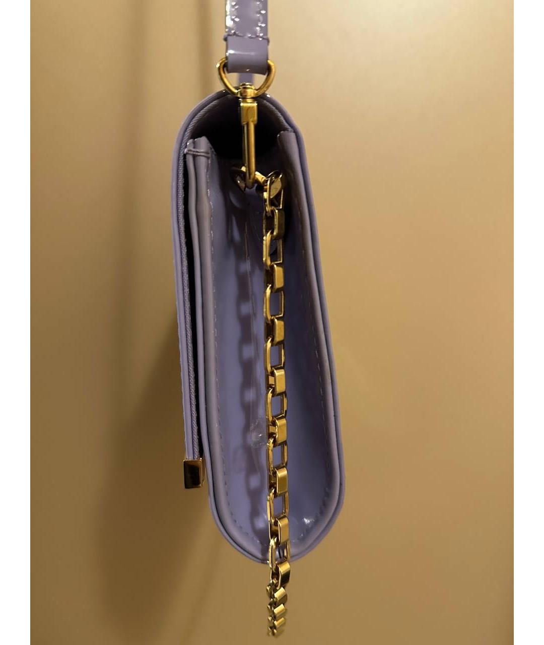 LOUIS VUITTON Фиолетовая сумка с короткими ручками из лакированной кожи, фото 4