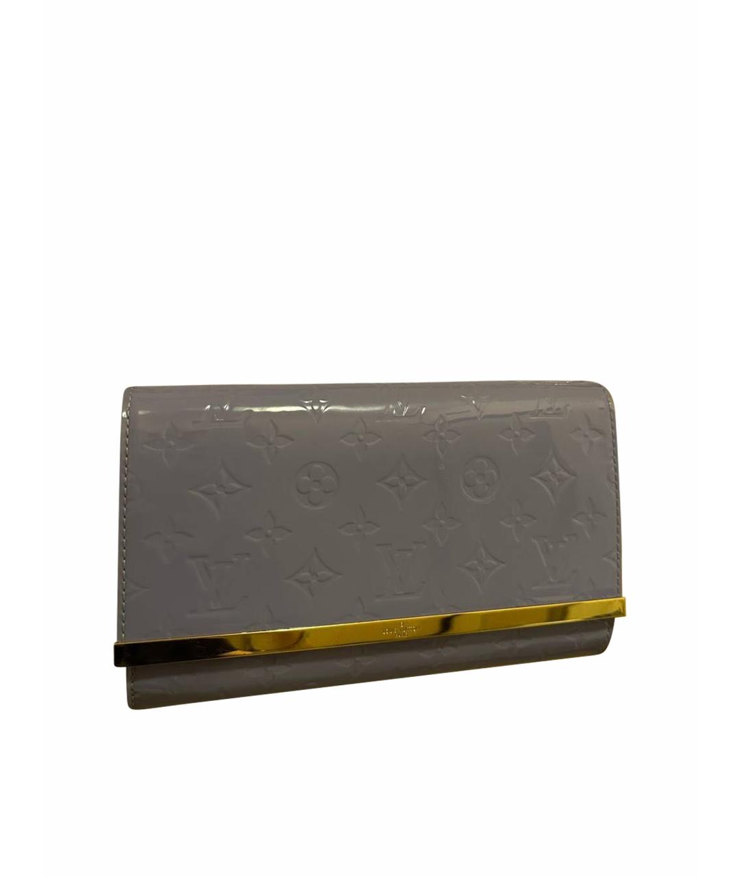 LOUIS VUITTON Фиолетовая сумка с короткими ручками из лакированной кожи, фото 1