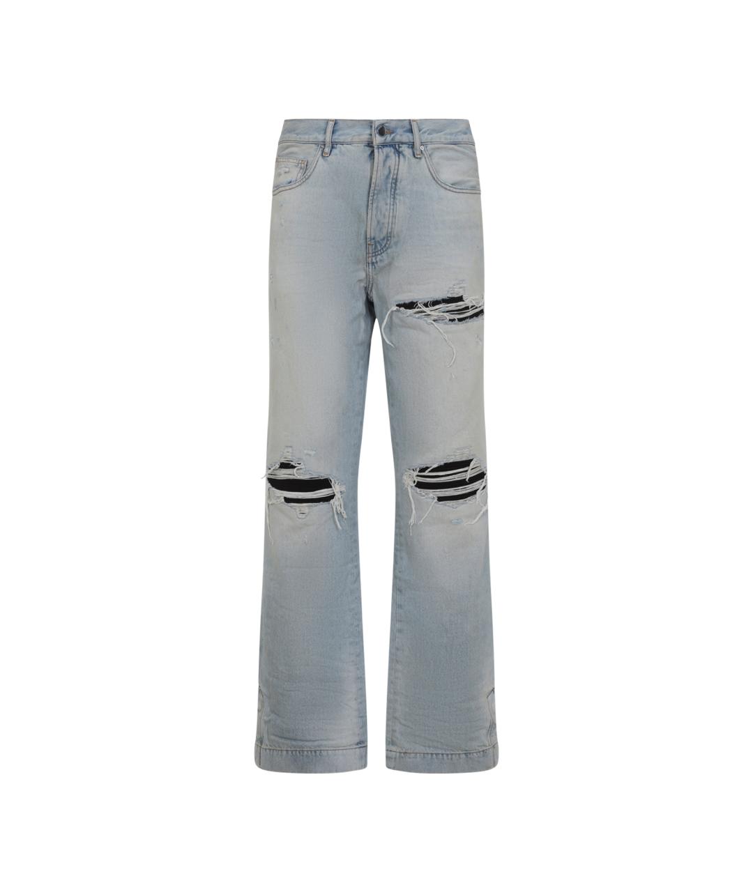 AMIRI Голубые прямые джинсы, фото 1