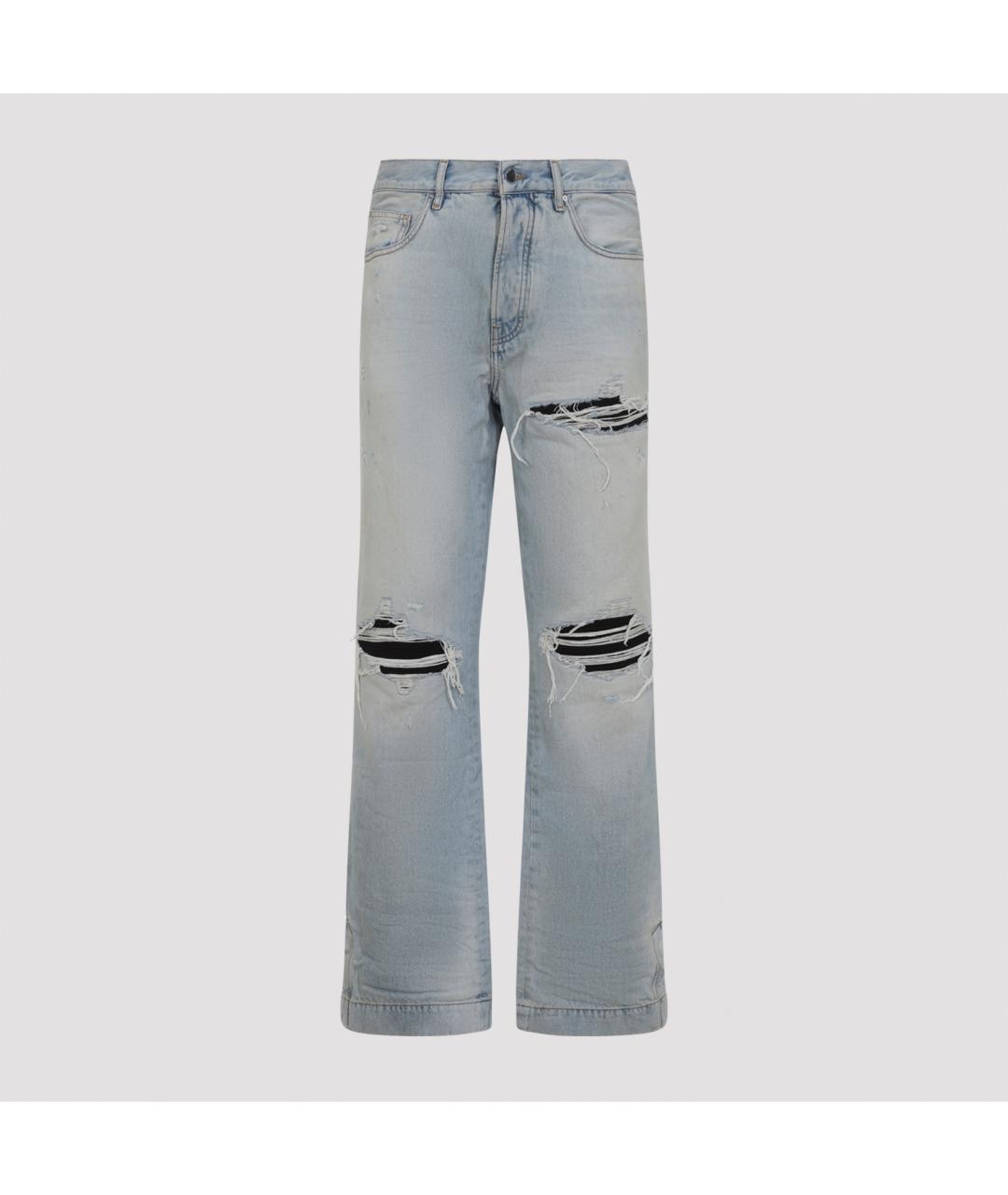 AMIRI Голубые прямые джинсы, фото 2