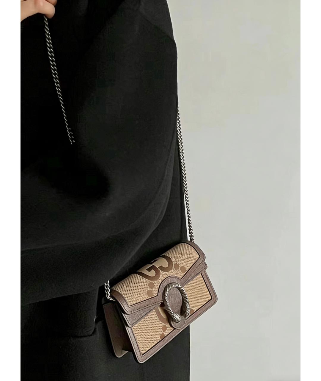 GUCCI Хаки кожаная сумка через плечо, фото 8