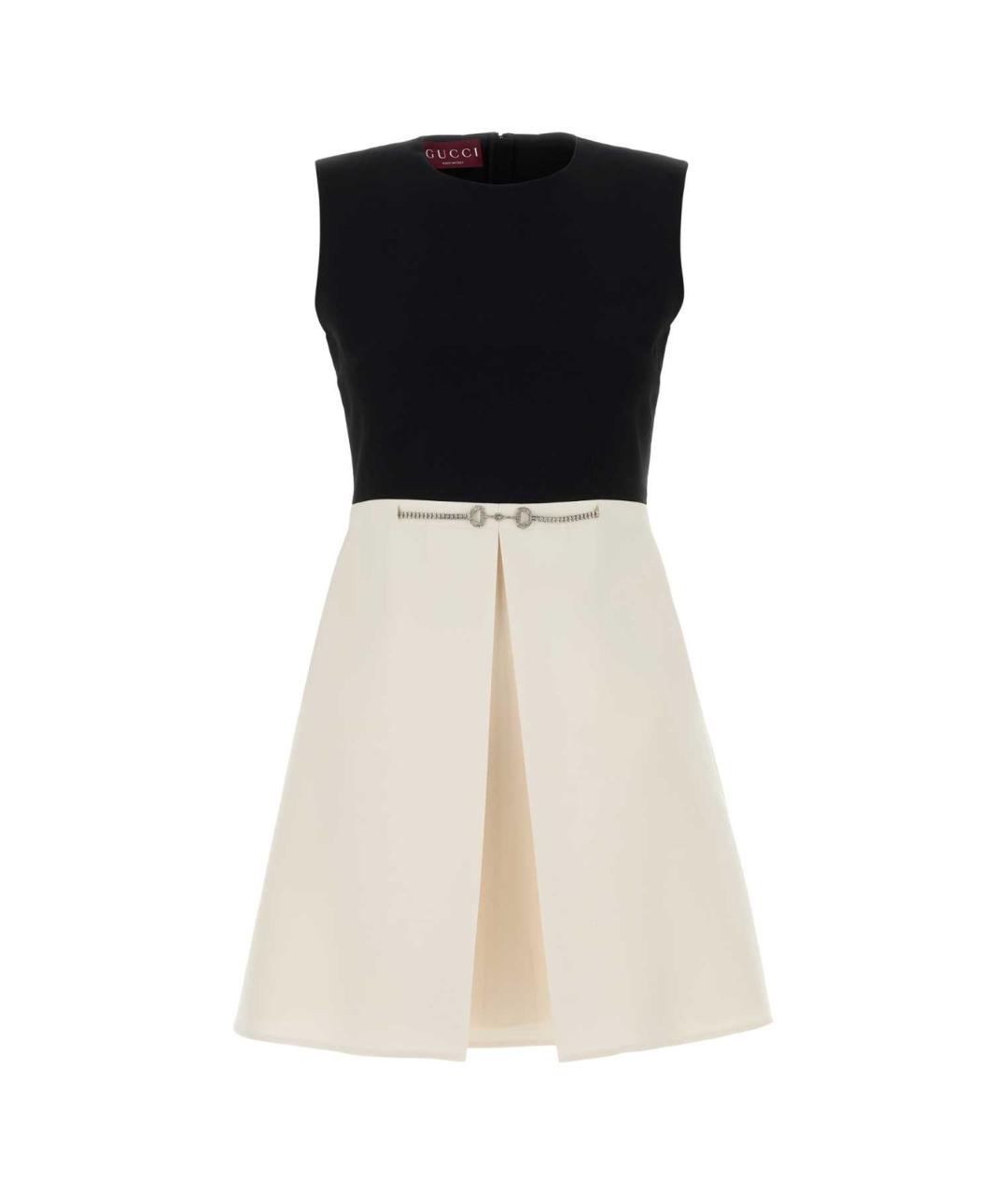 GUCCI Мульти шерстяное повседневное платье, фото 1