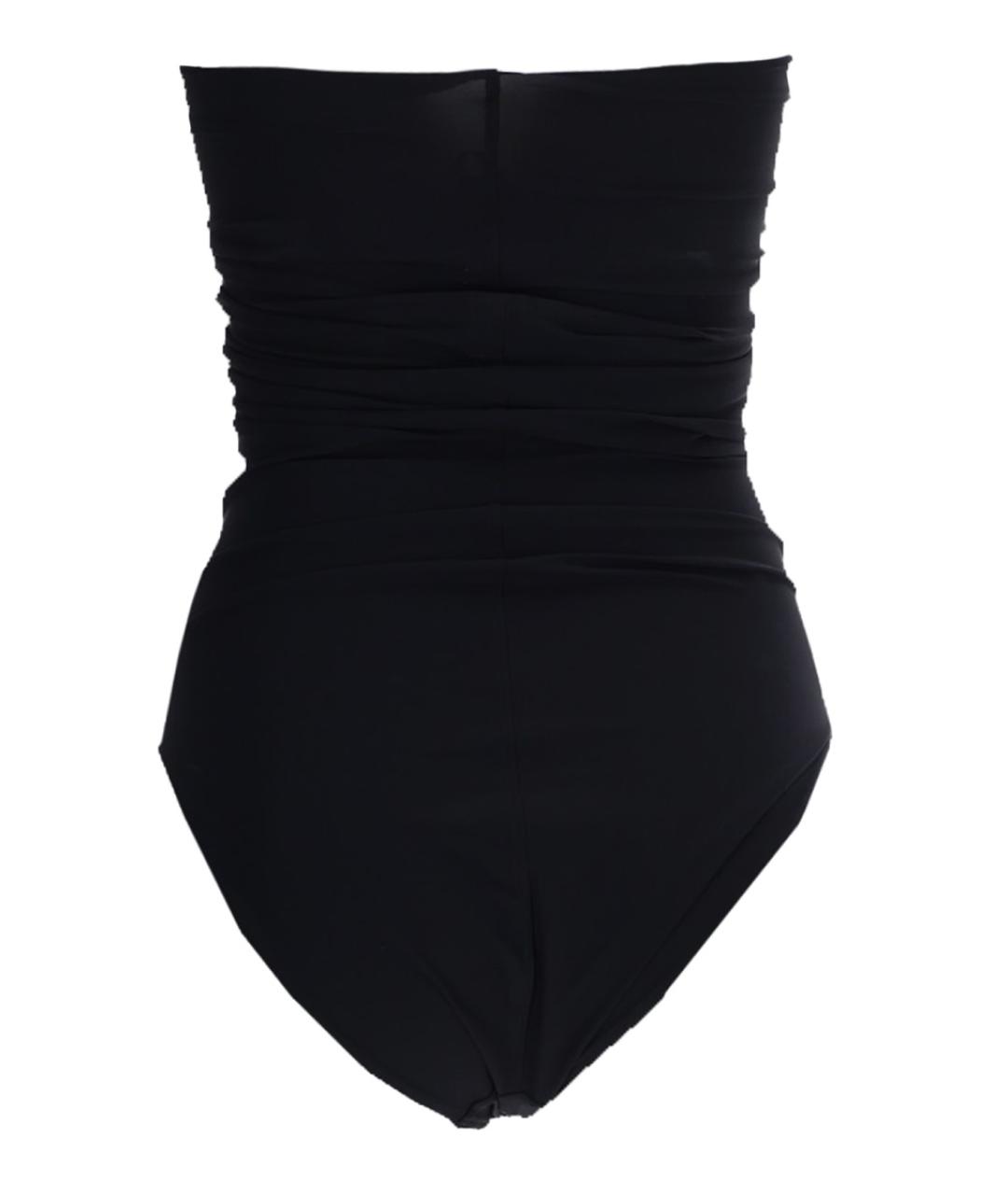 RICK OWENS Черный полиамидовый купальник, фото 4