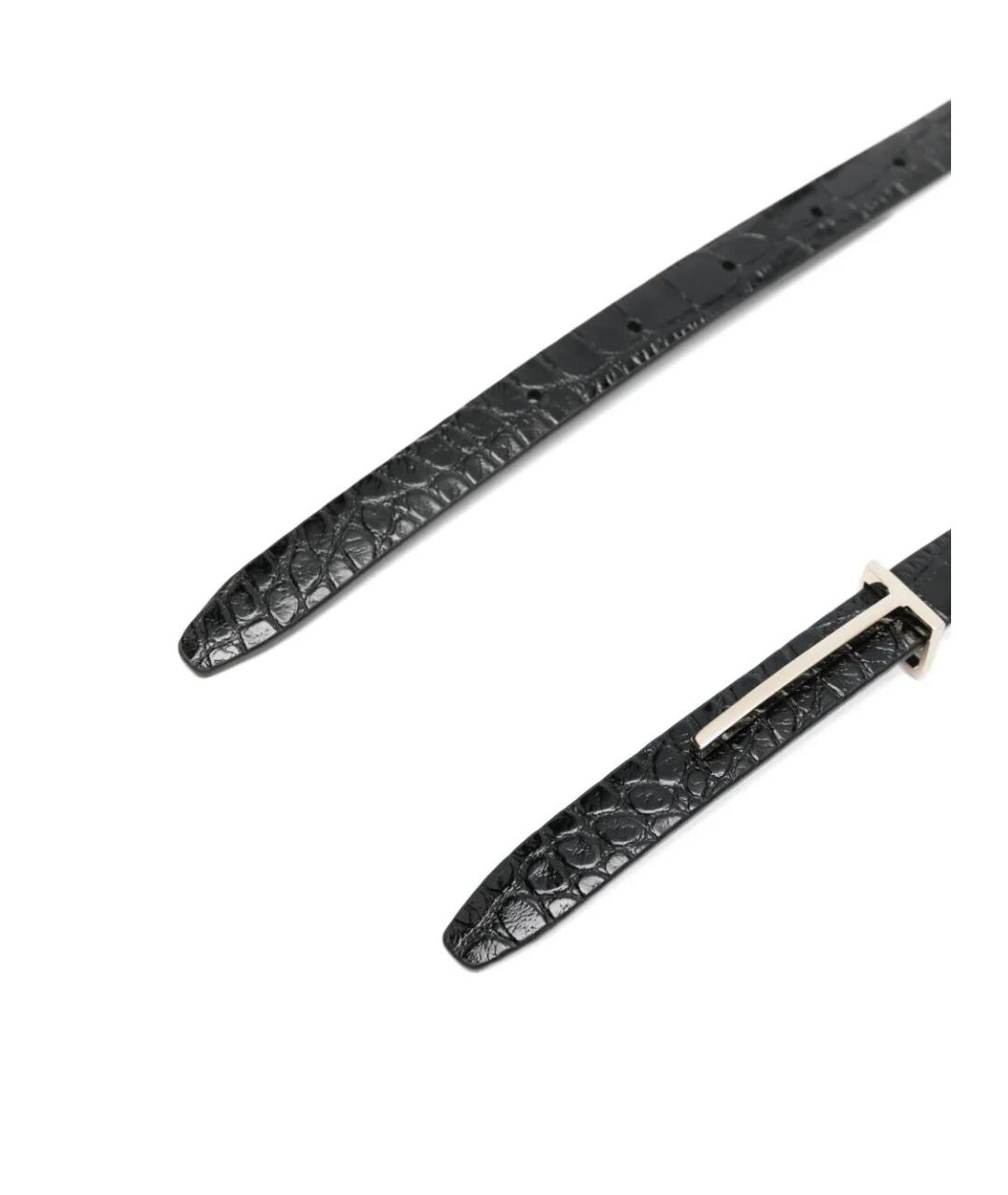 TOM FORD Черный кожаный ремень, фото 2