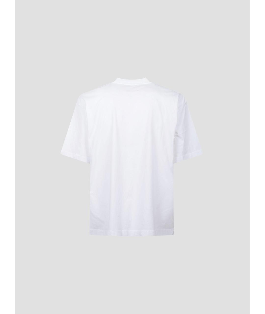 MARNI Белая хлопковая футболка, фото 2
