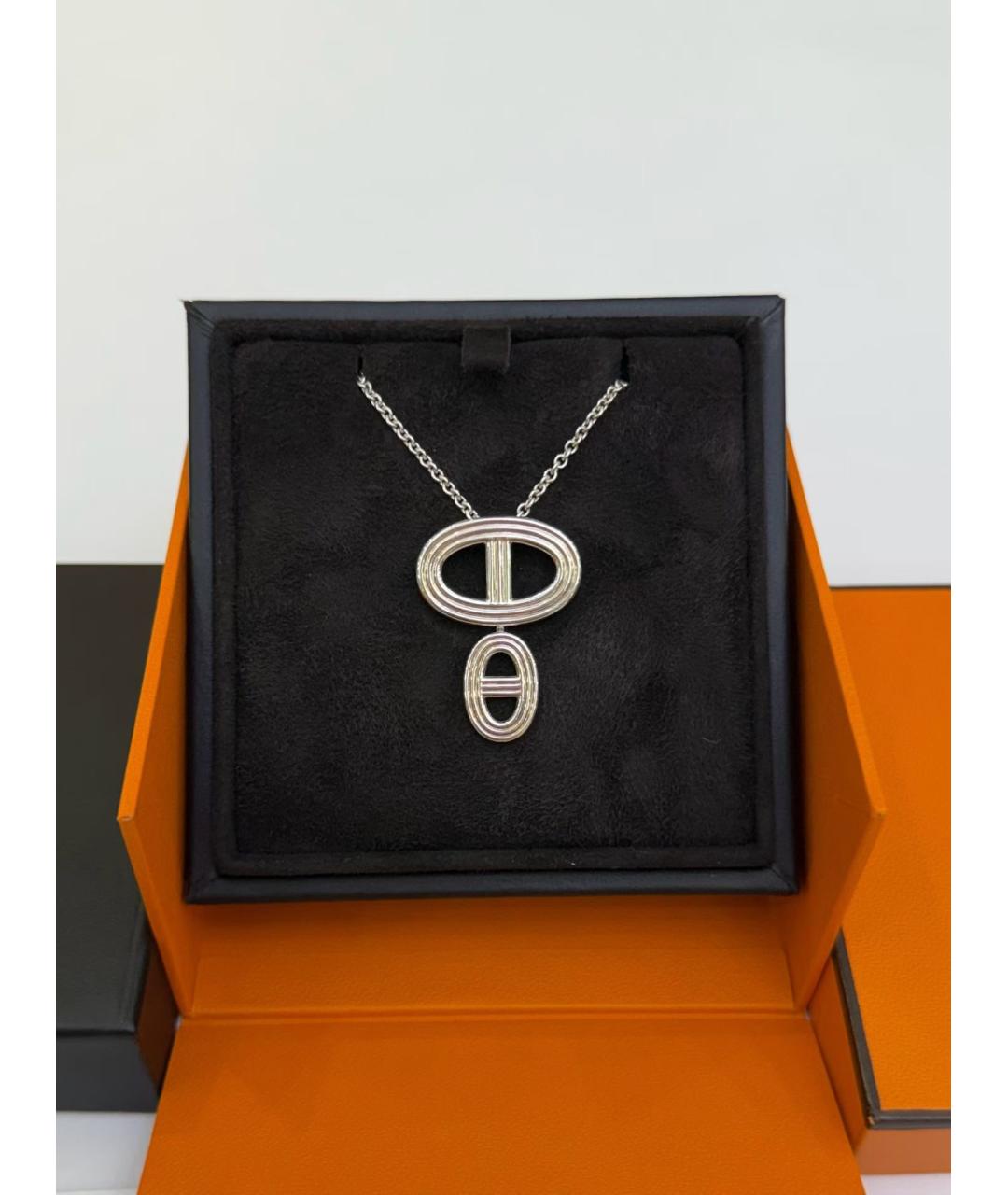 HERMES Серебряная серебряная подвеска, фото 2