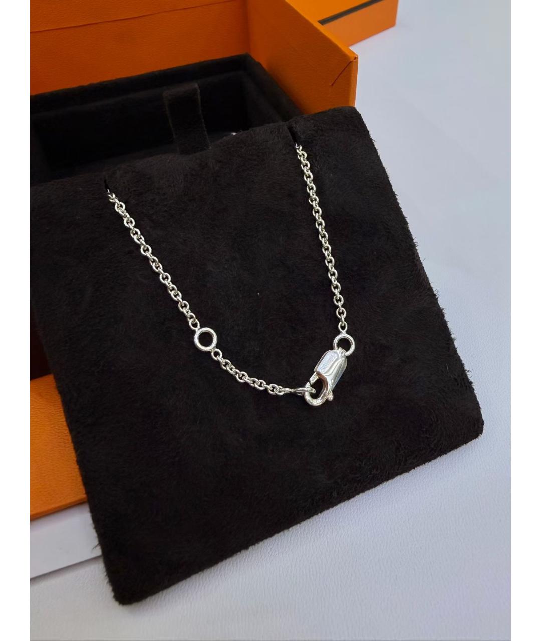 HERMES Серебряная серебряная подвеска, фото 5