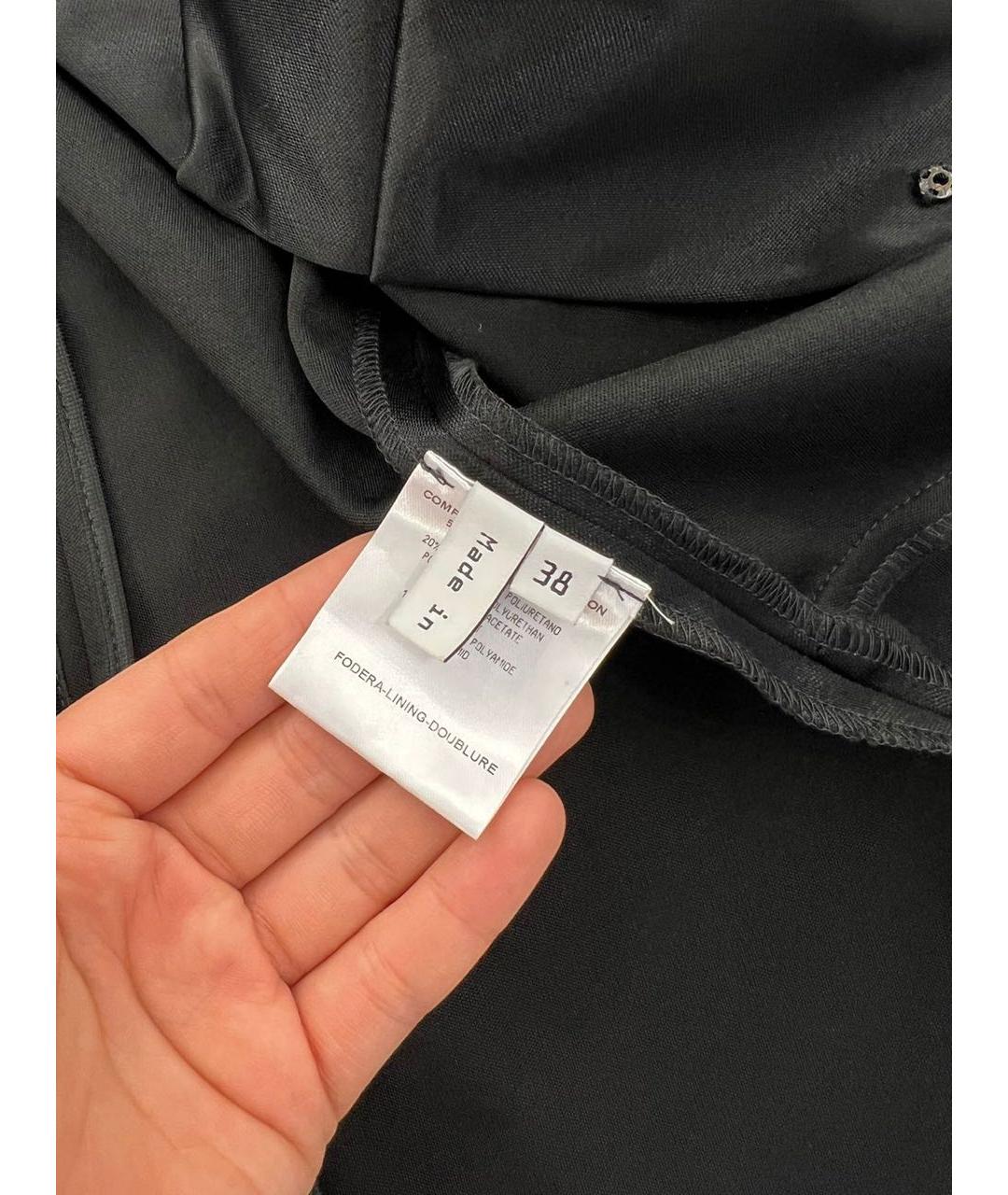 BALENCIAGA Черная атласная блузы, фото 5