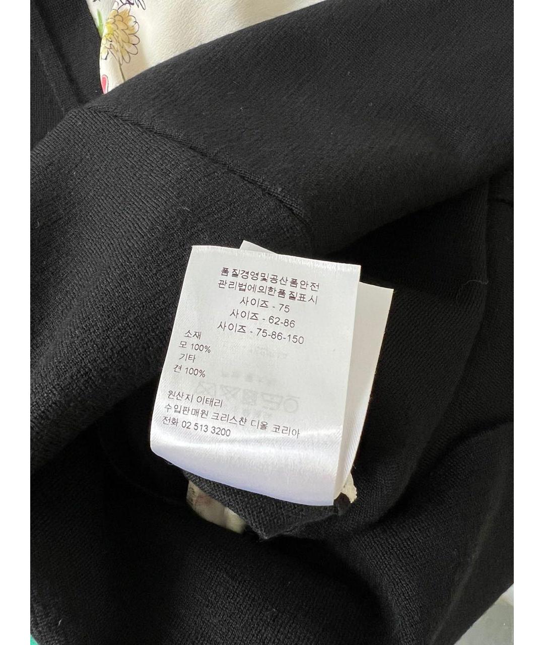 CHRISTIAN DIOR Черное повседневное платье, фото 7