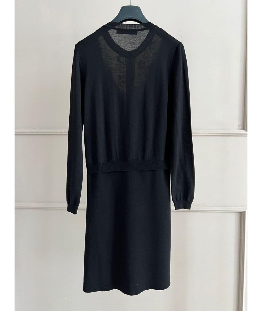 CHRISTIAN DIOR Черное повседневное платье, фото 2