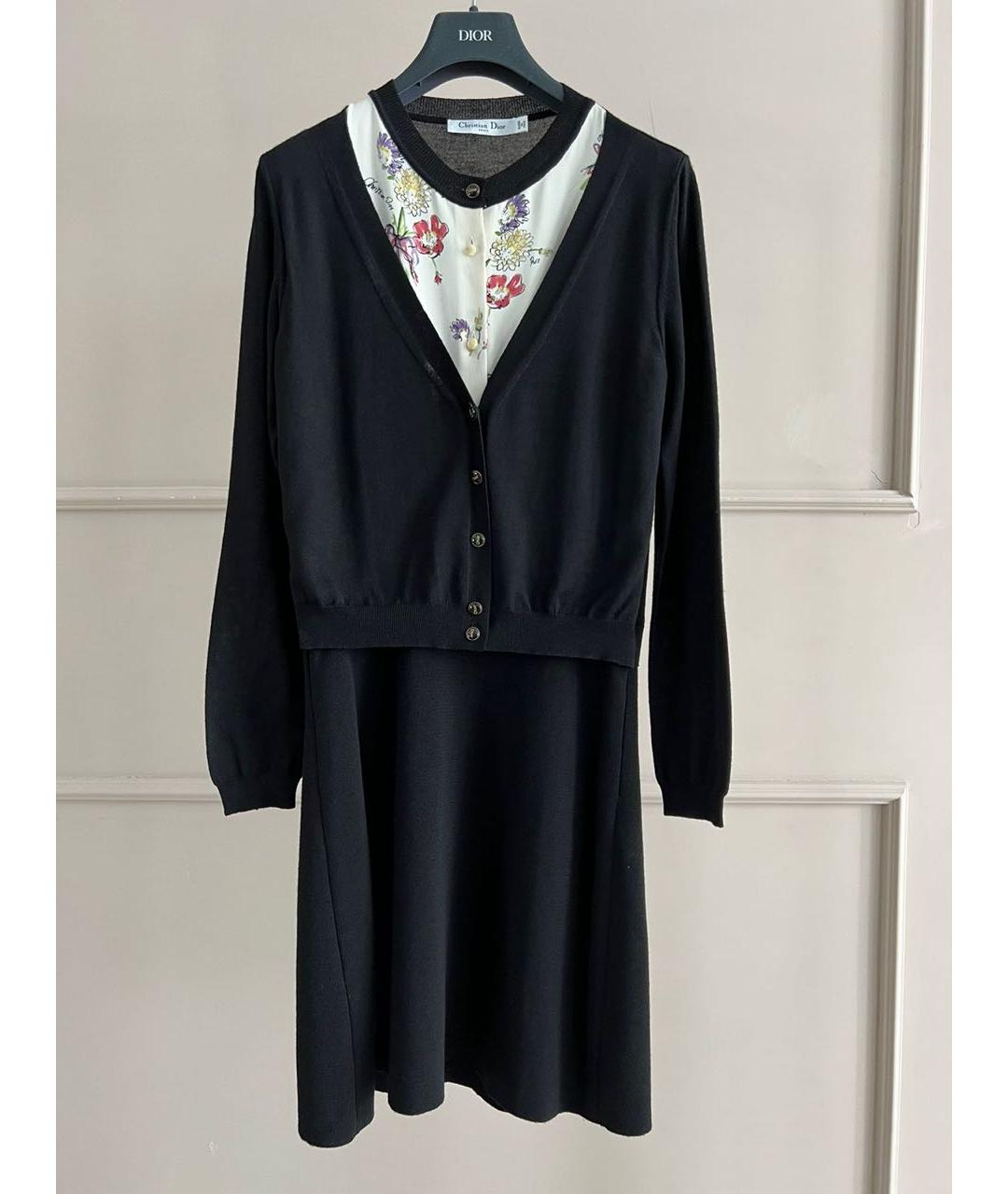 CHRISTIAN DIOR Черное повседневное платье, фото 9