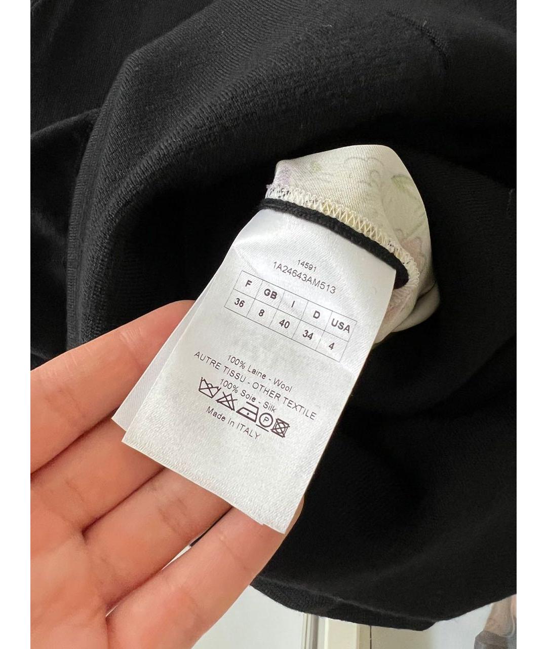 CHRISTIAN DIOR Черное повседневное платье, фото 6