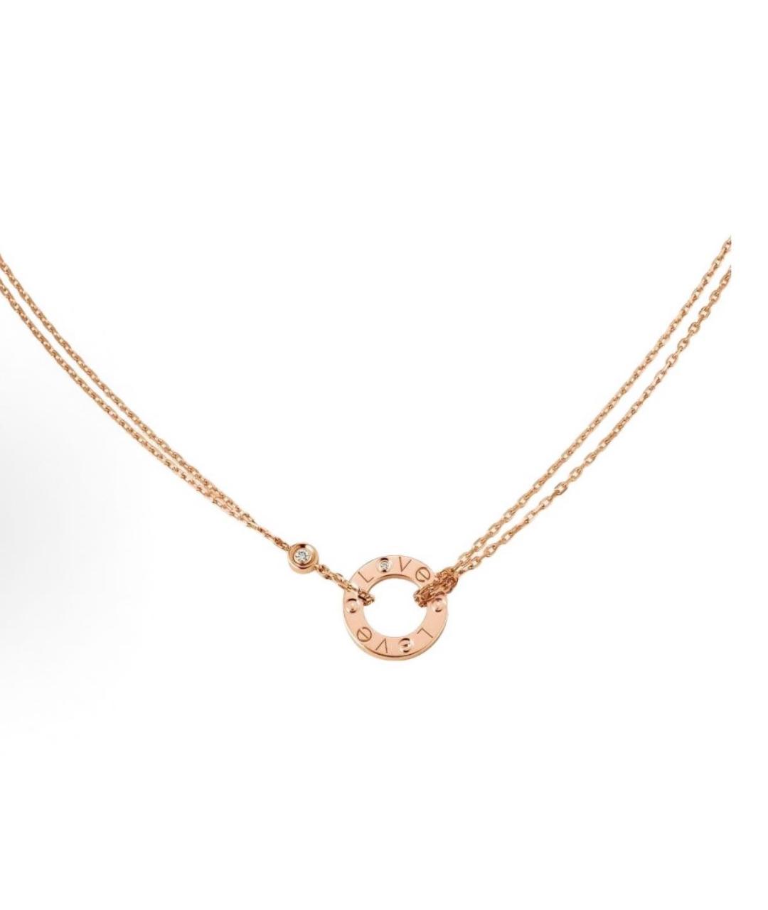 CARTIER Золотая подвеска из розового золота, фото 4