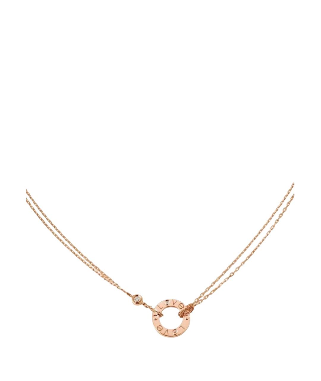 CARTIER Золотая подвеска из розового золота, фото 1