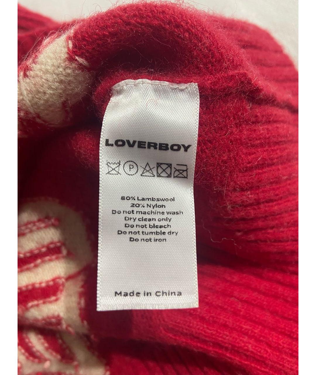 CHARLES JEFFREY LOVERBOY Красный шерстяной джемпер / свитер, фото 4