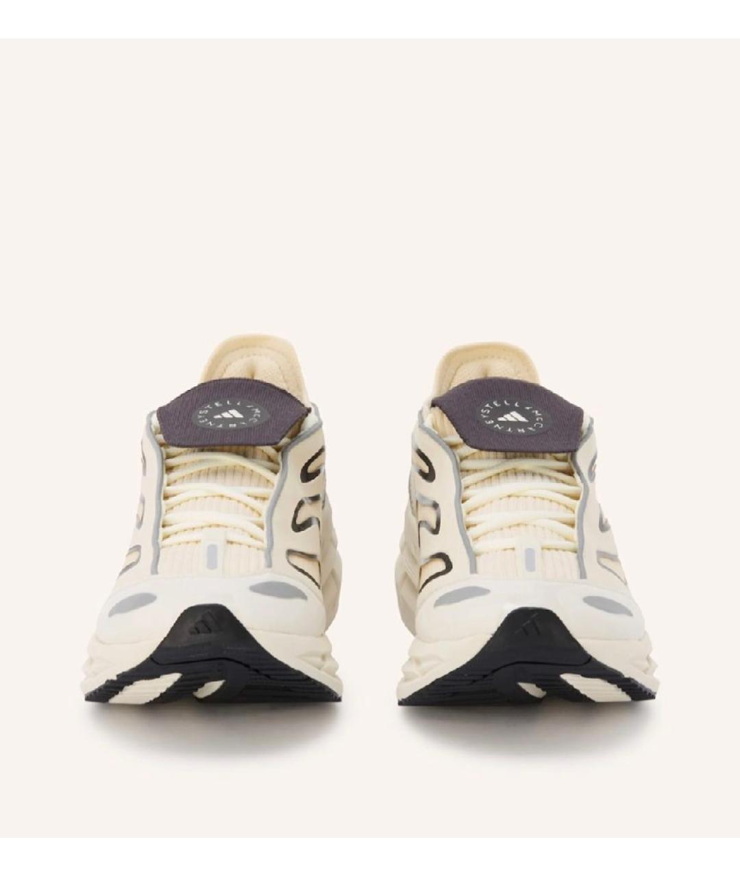 ADIDAS BY STELLA MCCARTNEY Бежевые текстильные кроссовки, фото 2