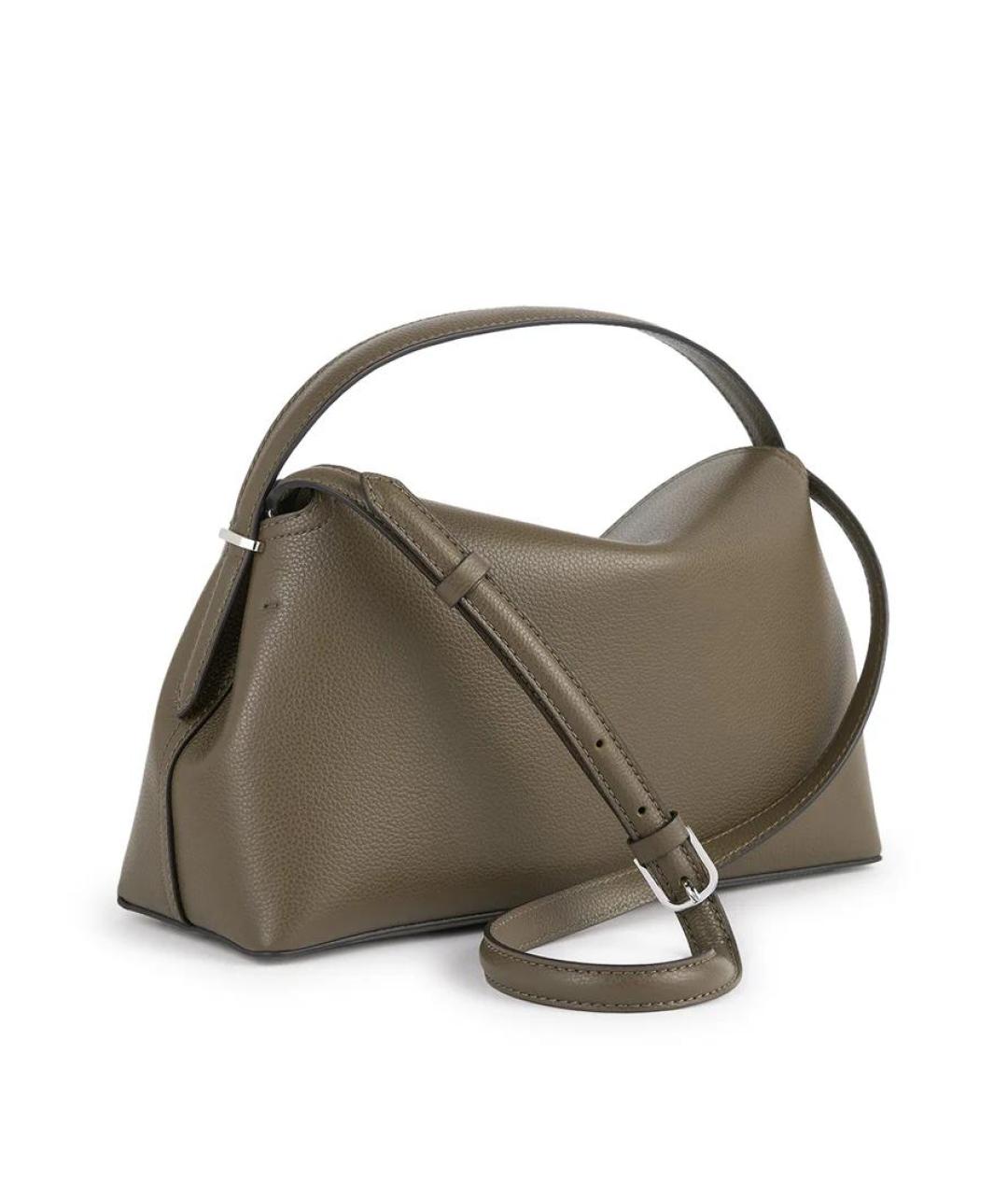 TOTEME Бежевая кожаная сумка через плечо, фото 2