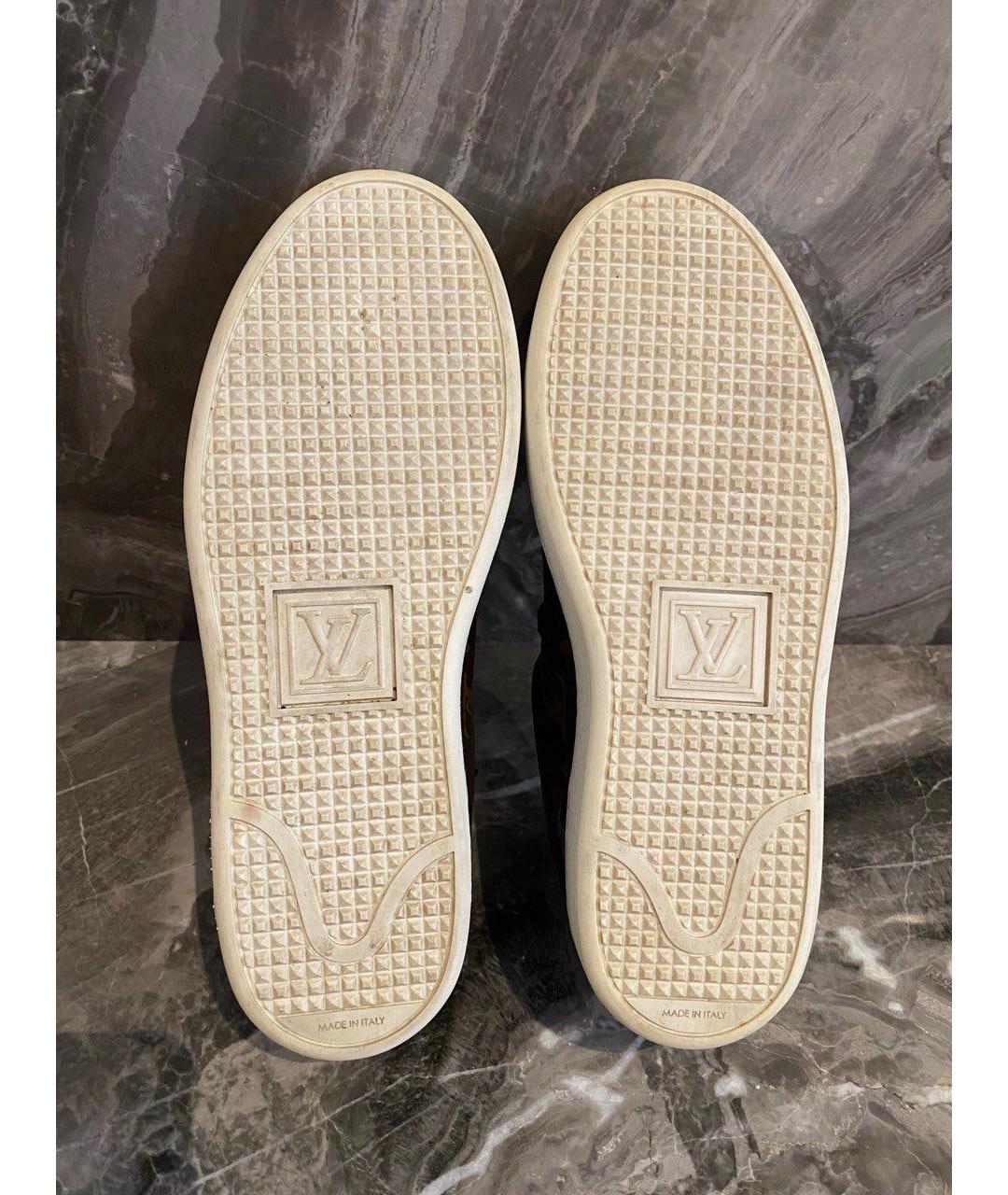 LOUIS VUITTON Коричневые кеды, фото 7