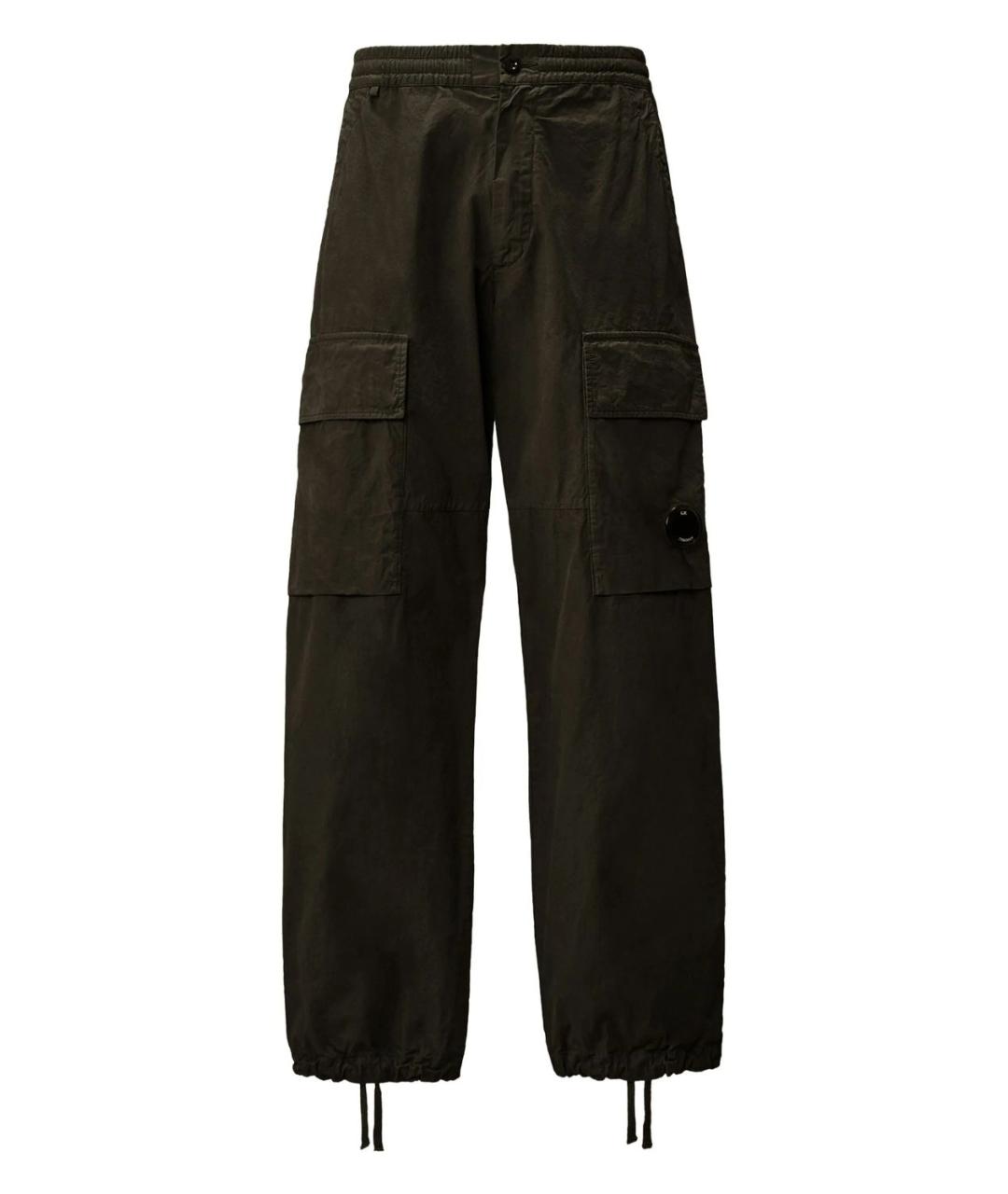 CP COMPANY Зеленые хлопковые повседневные брюки, фото 1