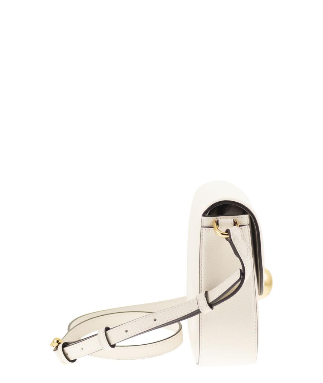 FURLA Бежевая кожаная сумка через плечо, фото 3