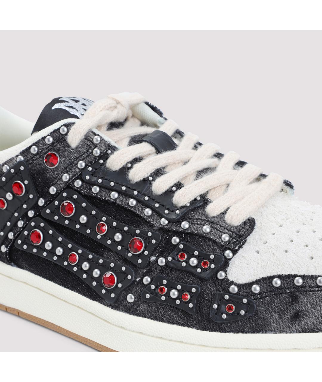 AMIRI Мульти текстильные низкие кроссовки / кеды, фото 4