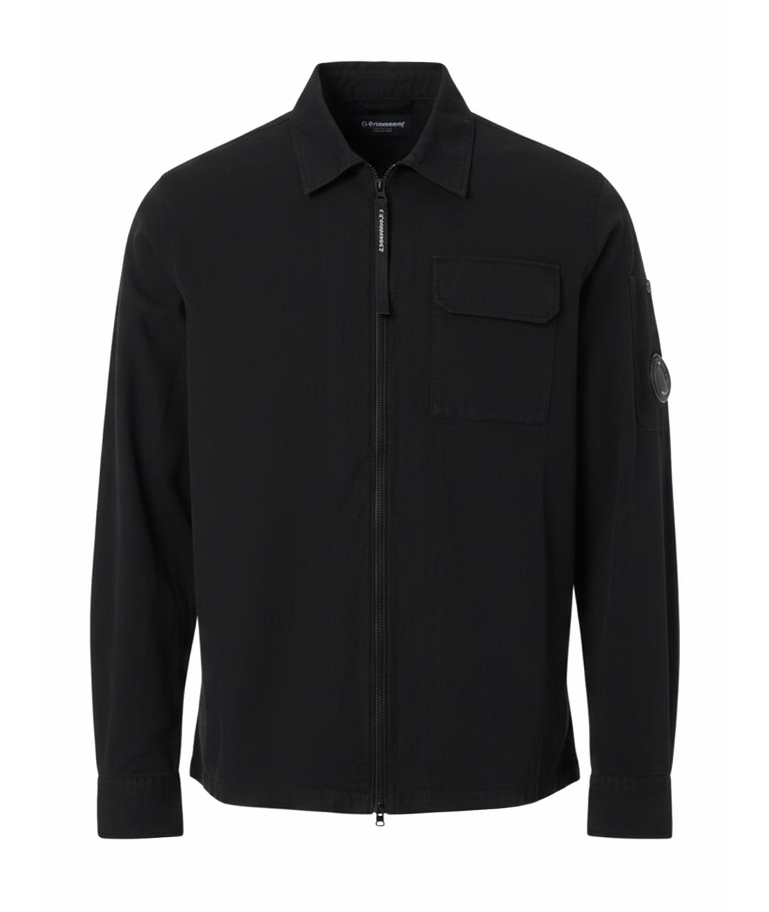 CP COMPANY Черная хлопковая куртка, фото 1