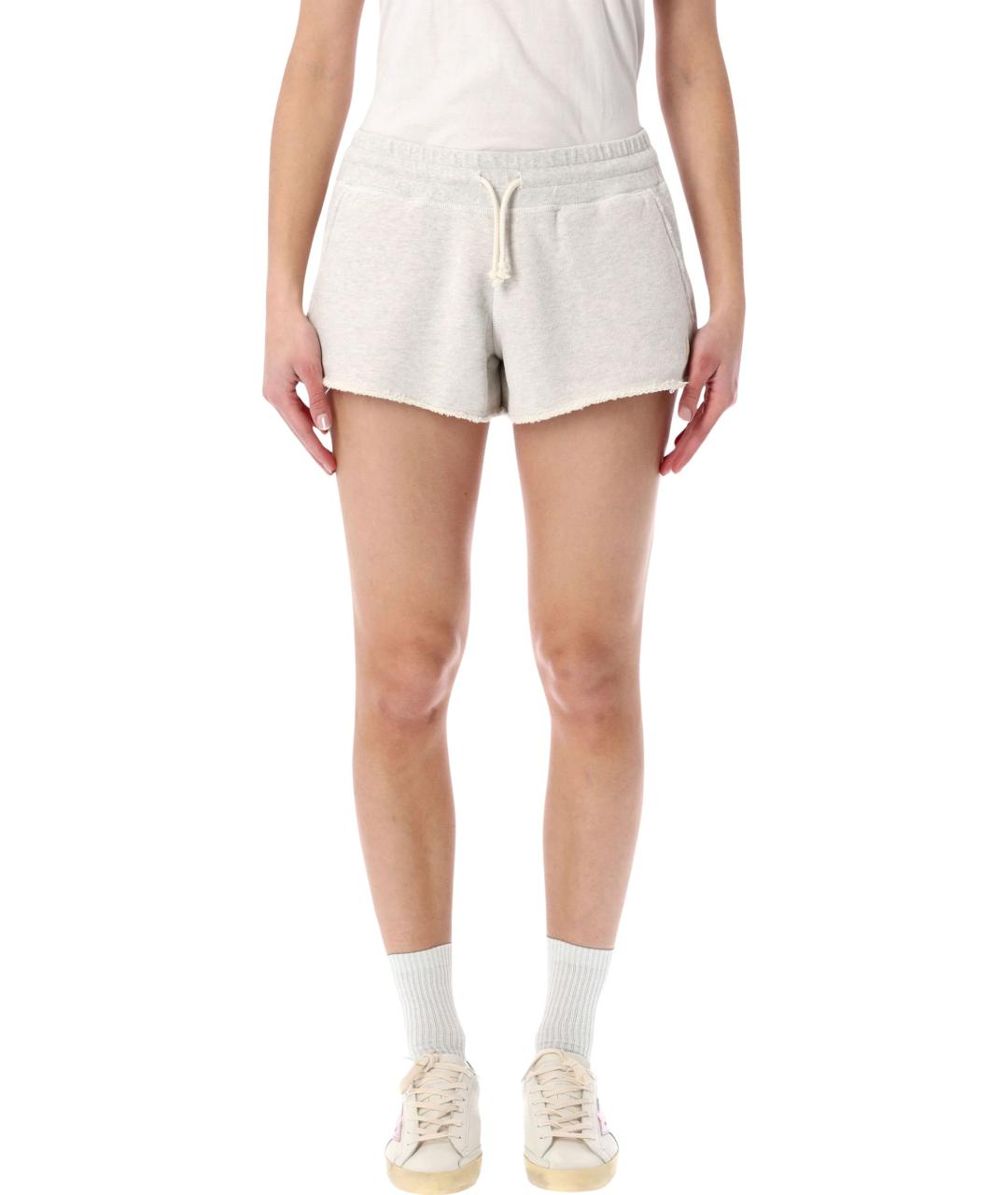 GOLDEN GOOSE DELUXE BRAND Серые хлопковые шорты, фото 4