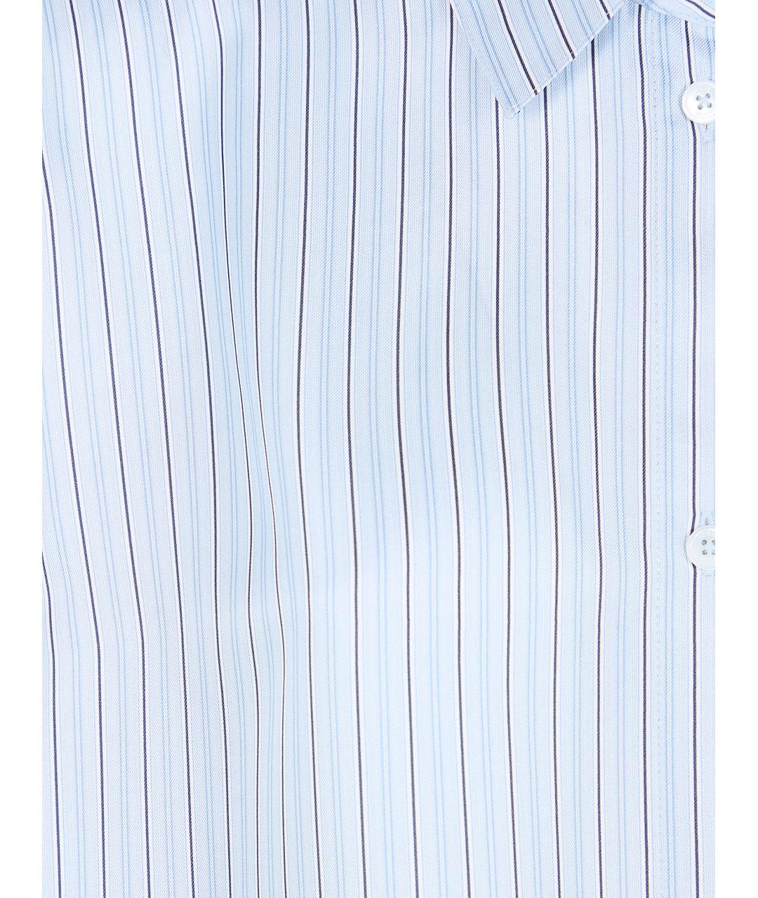 TOTEME Голубая шелковая рубашка, фото 5