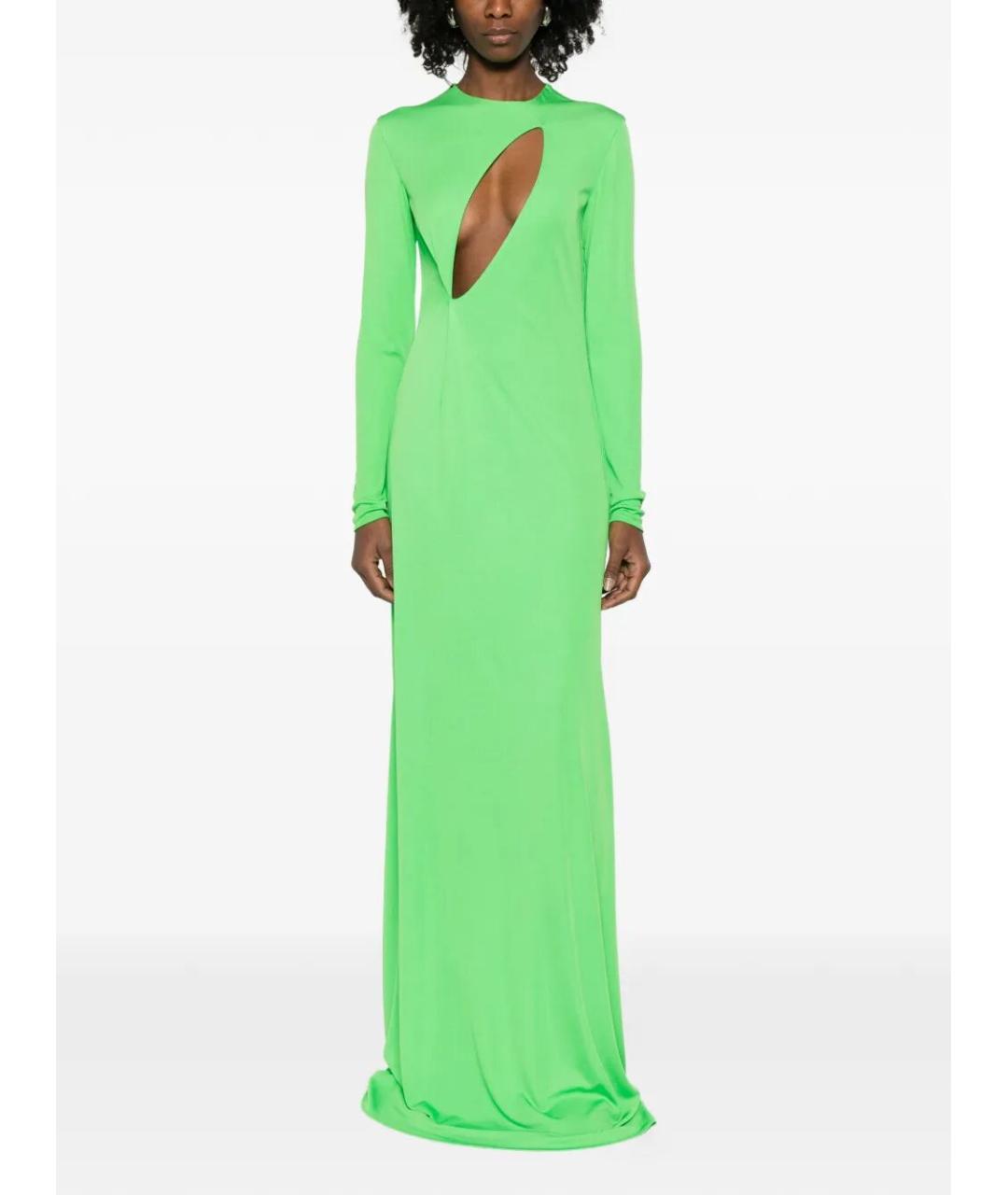 TOM FORD Зеленые вискозное вечернее платье, фото 5