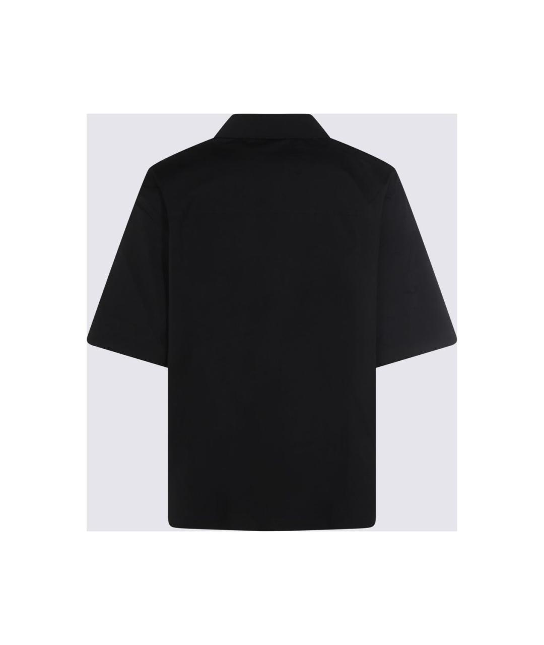 DIESEL Черная хлопковая кэжуал рубашка, фото 2