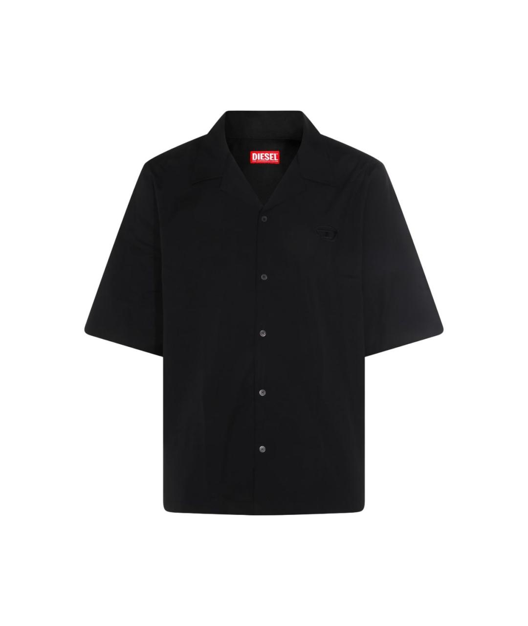 DIESEL Черная хлопковая кэжуал рубашка, фото 1