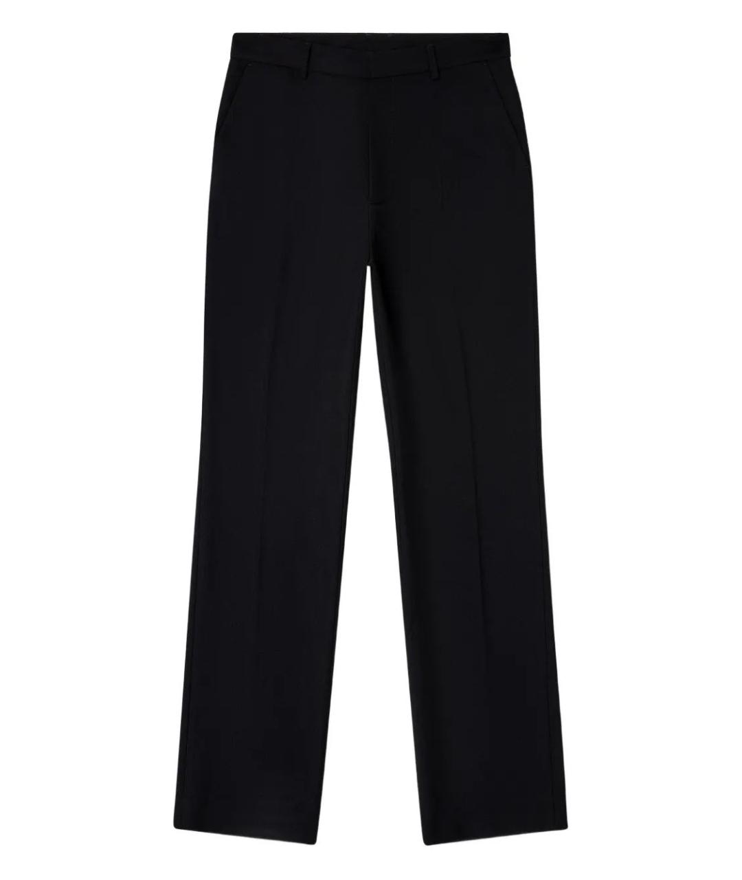 DIESEL Черные полиэстеровые повседневные брюки, фото 1