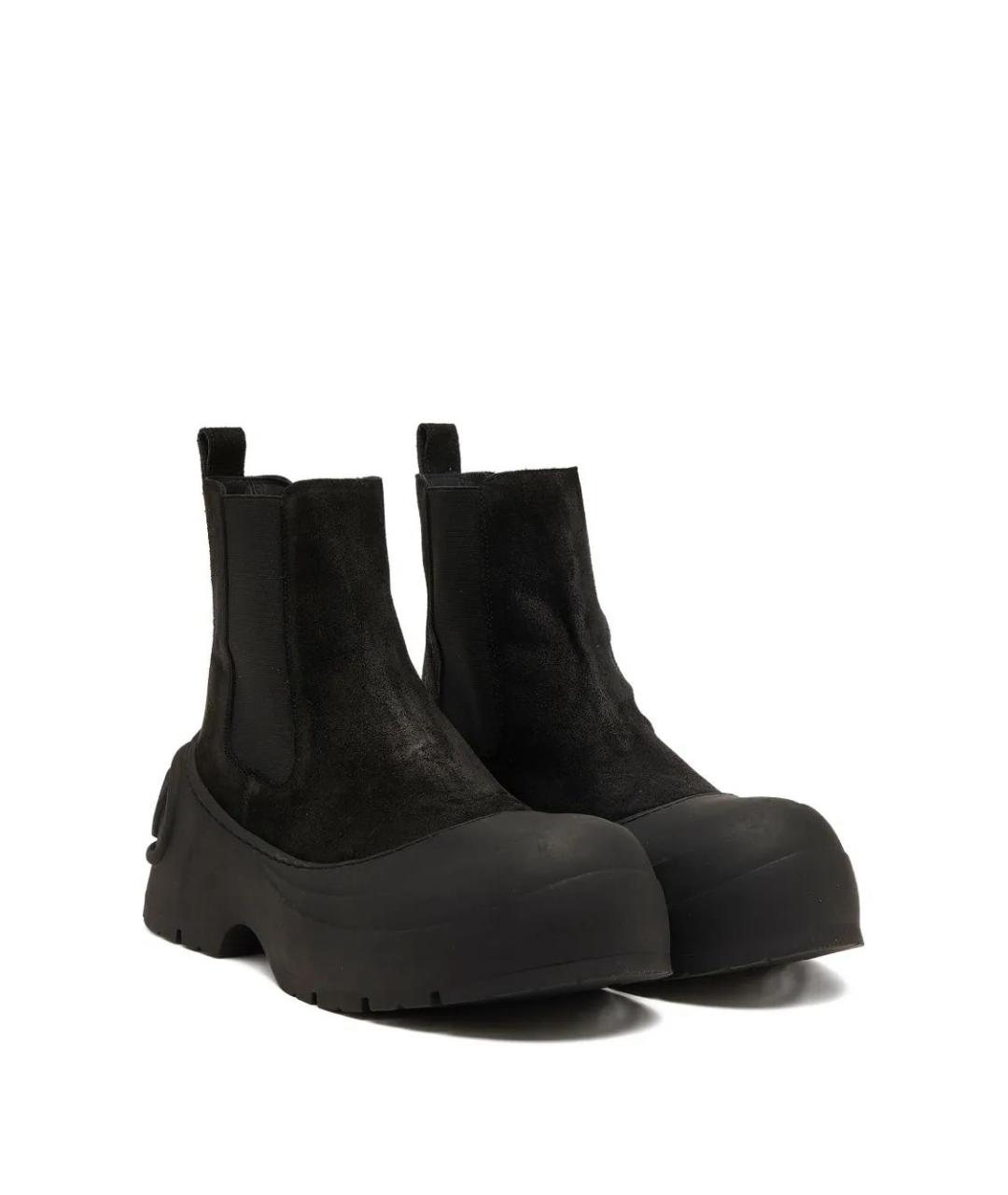 DIESEL Черные кожаные высокие ботинки, фото 2