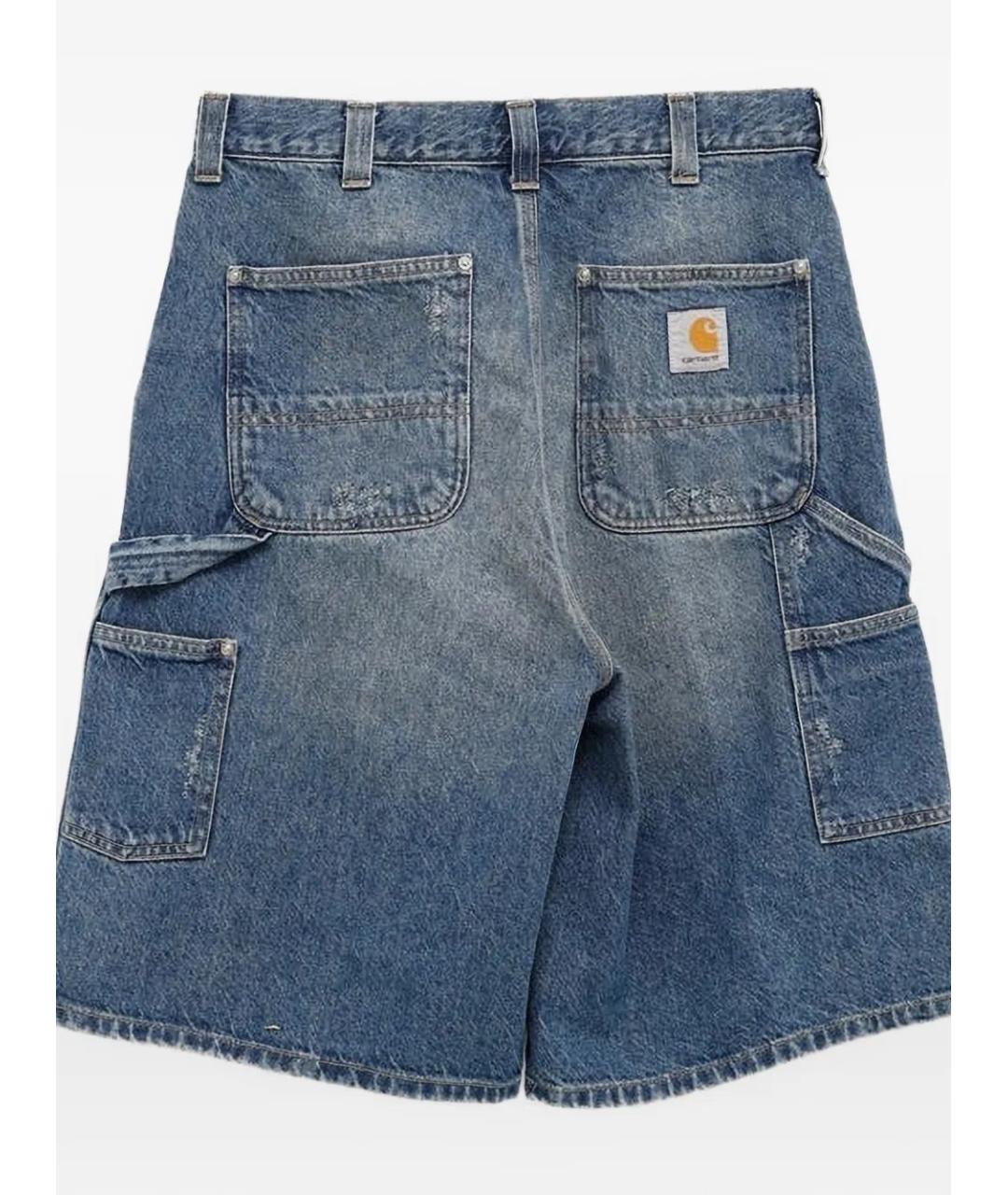 CARHARTT WIP Синие хлопковые шорты, фото 2