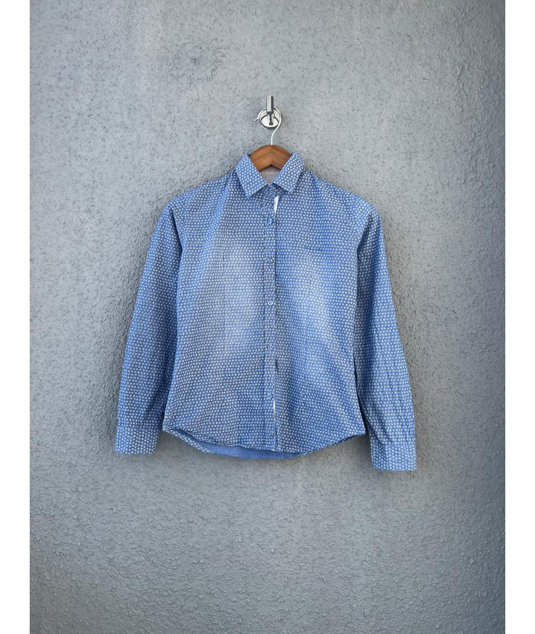 PAUL SMITH Голубая хлопковая рубашка, фото 6