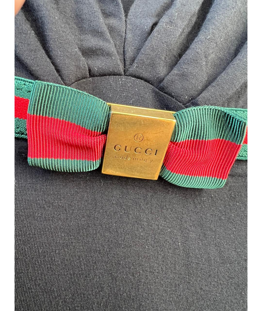 GUCCI Черная футболка, фото 2