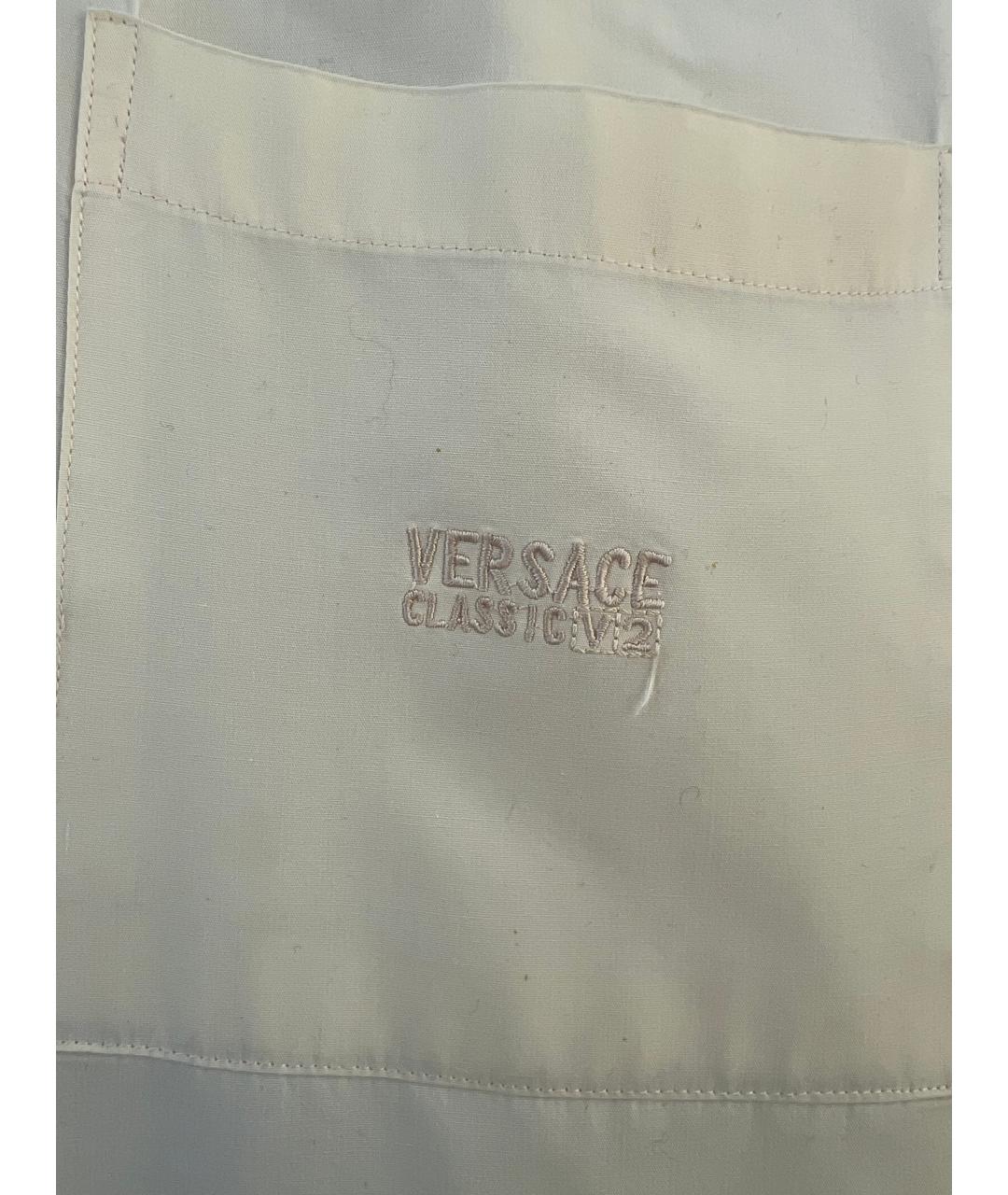 VERSACE Желтая хлопковая кэжуал рубашка, фото 2