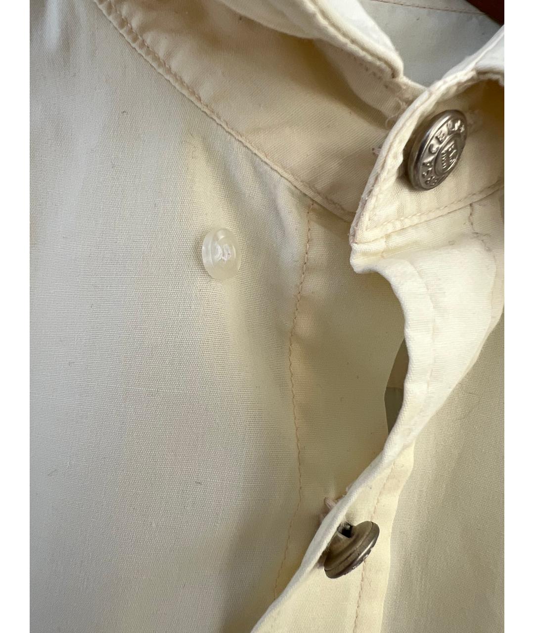 VERSACE Желтая хлопковая кэжуал рубашка, фото 5