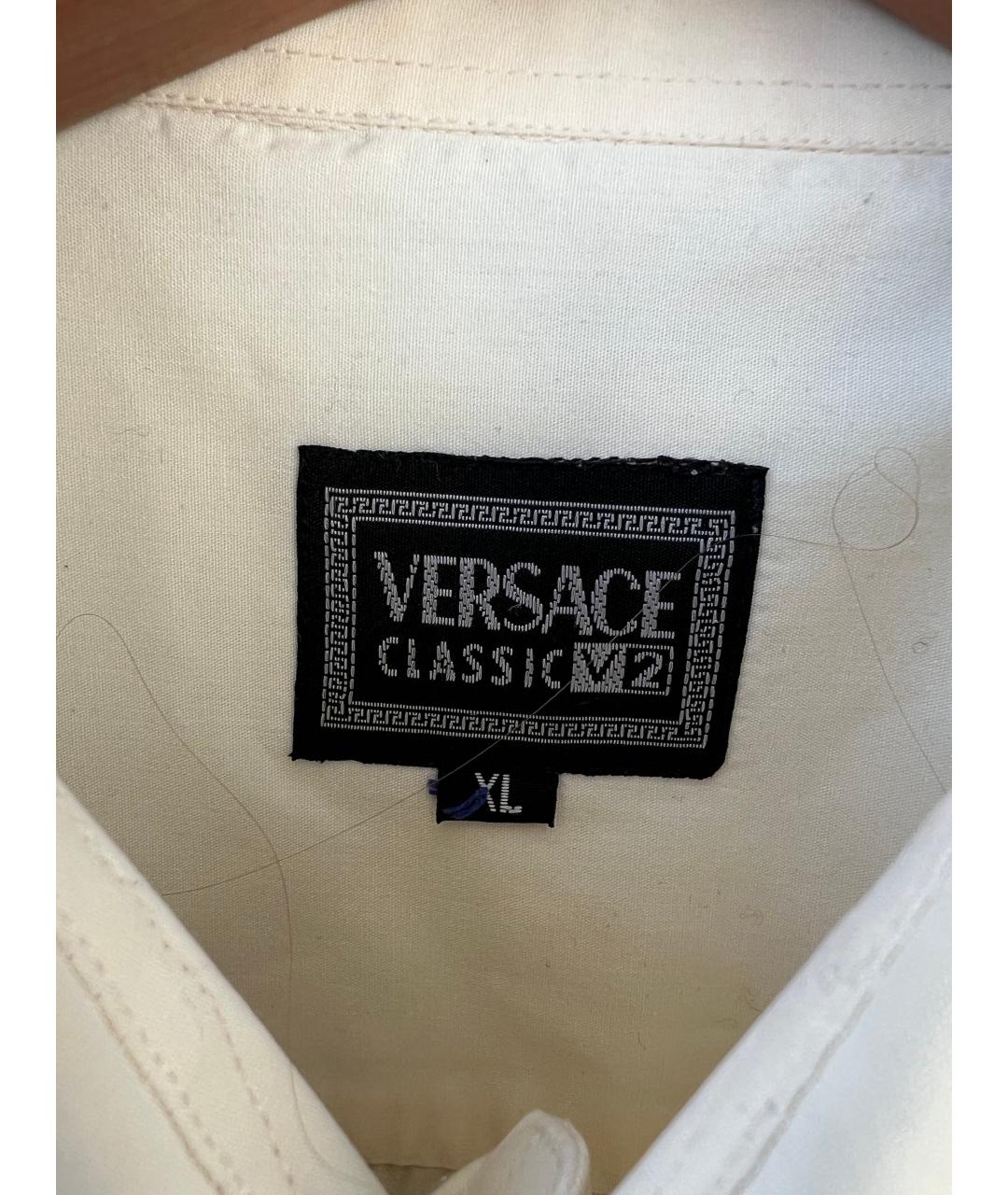 VERSACE Желтая хлопковая кэжуал рубашка, фото 4