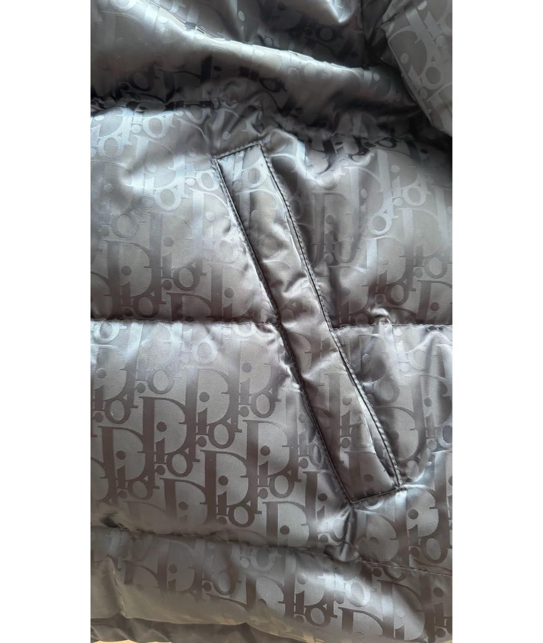 CHRISTIAN DIOR Темно-синяя полиэстеровая куртка, фото 6