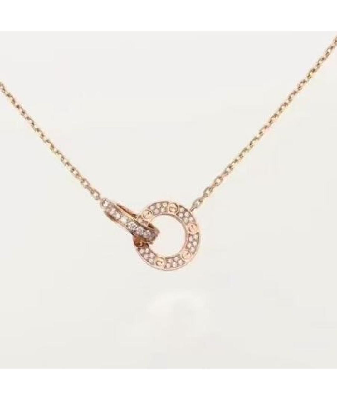 CARTIER Розовое колье из розового золота, фото 8
